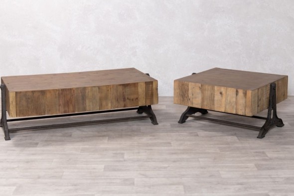 Kilburn Industrial Style Coffee Table Range